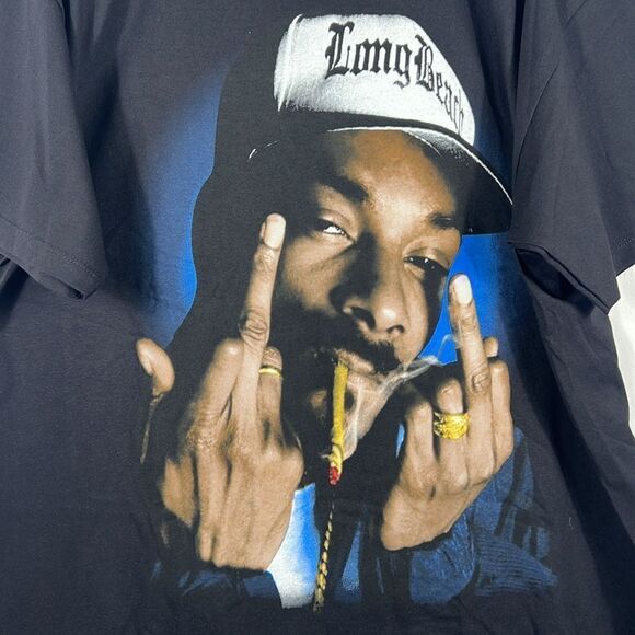 🔥🔥 “NEW” SNOOP DOGG Big Face Rap Music Concert Tee “Rare” Sz XL - Never Worn - Picture 2 of 6